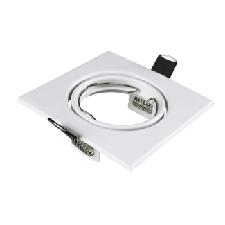 TSONG IP20 inbouwspot vierkant k. Wit 86*86*25mm zaagmaat: 70-75mm
