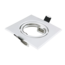 TSONG IP20 inbouwspot vierkant k. Wit 86*86*25mm zaagmaat: 70-75mm
