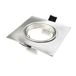 TSONG IP20 inbouwspot vierkant k. Chroom 86*86*25mm zaagmaat: 70-75mm