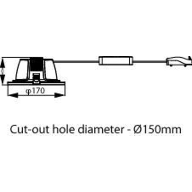 PHILIPS DN070B LED12/830 12W 220-240V D150 RD EU UGR<19 8719514353985