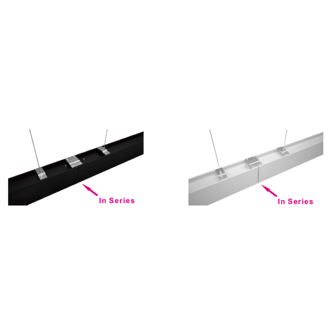 TSONG IP20 LED Linear 48W 110-120Lm/W koppelbaar 1498mm 5280-5760Lm