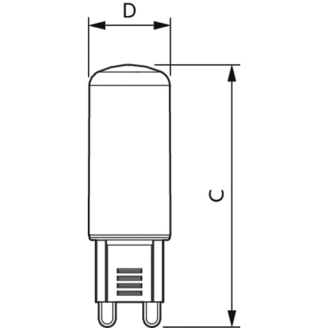 PHILIPS CorePro LEDcapsule 3.7-40W ND G9 827 30185600