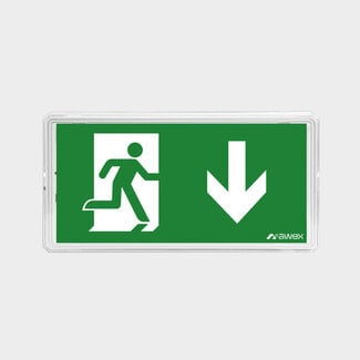 AWEX LED Noodverlichting EXIT M IP65 IK10 1-2W 6000K / 1-3H 25mtr.