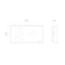 AWEX LED Noodverlichting EXIT M IP65 IK10 1-2W 6000K / 1-3H 25mtr.