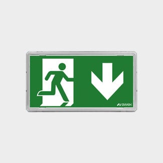 AWEX LED Noodverlichting EXIT S IP65 IK10 1-2W 6000K / 1-3H 20mtr.