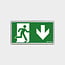 AWEX LED Noodverlichting EXIT S IP65 IK10 1-2W 6000K / 1-3H 20mtr.