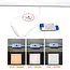 TSONG Backlit LEDpaneel 600x600mm 28W 3CCT CS IP41 WH 140Lm/W UGR<19
