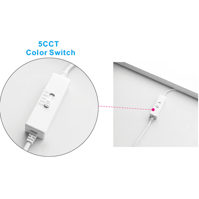 TSONG BL LEDpaneel 300x1200mm 28W 5CCT IP41 CRI>80 140Lm/W UGR<19 BL