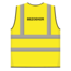 RWS veiligheidsvest bezoeker geel