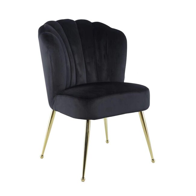 Sara - Gold Frame Black