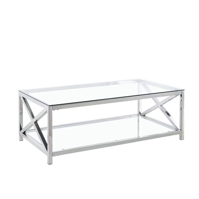 Helen - Salontafel Chrome 130x70