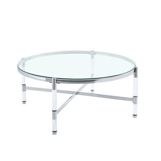 Luxury Living Sher Salontafel Silver Rond 110cm