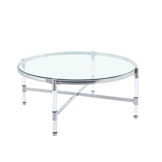 Sher Salontafel Silver Rond 110cm