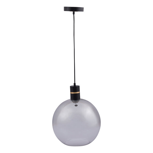 Hanglamp/Pendant lamp Smoke Glass