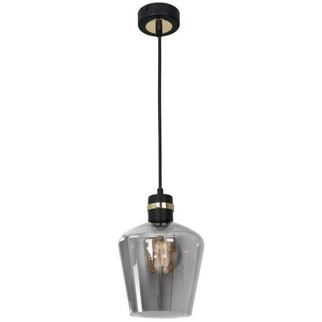 Hanglamp/Pendant lamp Smoke Glass