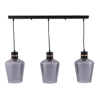 Luxury Living Hanglamp/Pendant lamp Smoke Glass