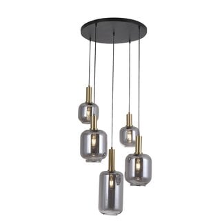 Luxury Living Hanglamp Lily  Smoke Gold 5-Licht