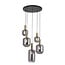 Hanglamp Lily  Smoke Gold 5-Licht