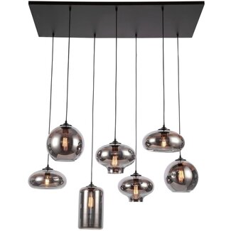 Luxury Living Ava Hanglamp Smoke 7-Bol Mix