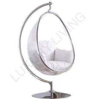 Luxury Living Hangstoel Maria Silver