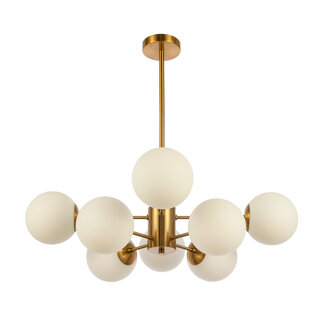 Luxury Living Hanglamp Gina White Gold | 8-Licht