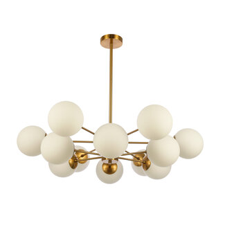 Luxury Living Hanglamp Gina White Gold | 12-Licht