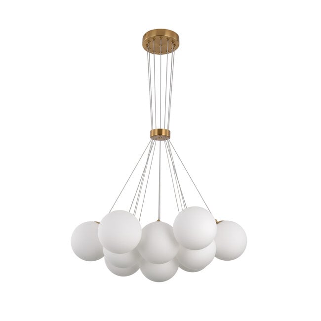 Hanglamp Jenna White Gold | 13-Licht