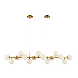 Luxury Living Hanglamp Nancy White Gold | 130cm