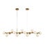 Hanglamp Nancy White Gold | 130cm