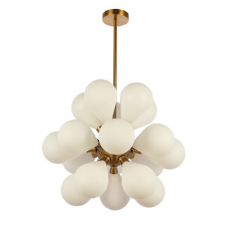 Luxury Living Pendant Lamp Ellen White Gold