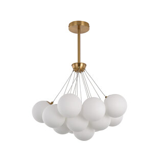 Luxury Living Hanglamp Emily White Gold | 55cm