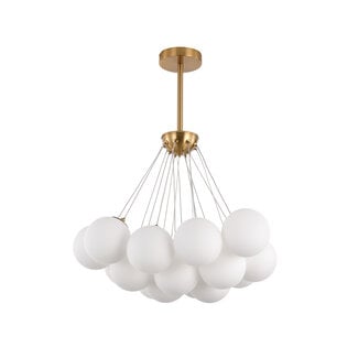 Luxury Living Hanglamp Emily White Gold | 65cm