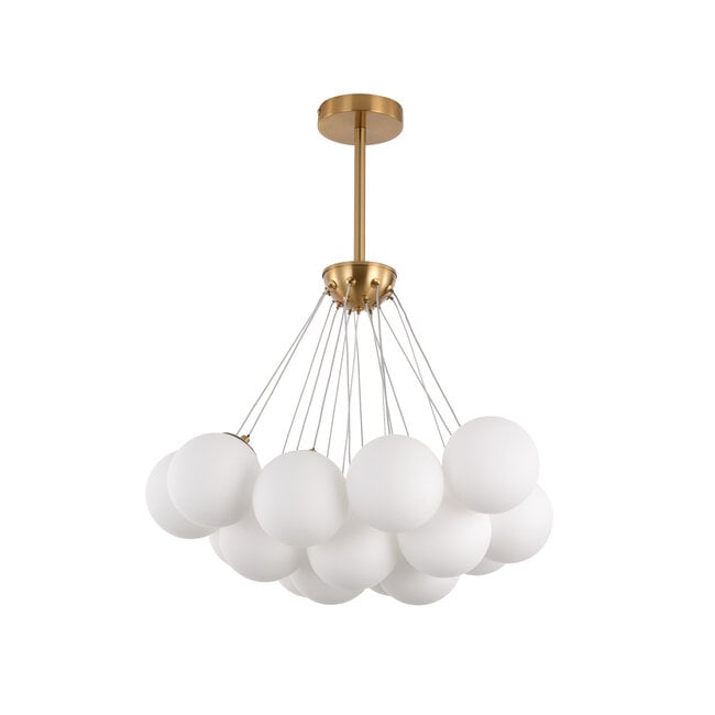 Hanglamp Emily White Gold 65cm