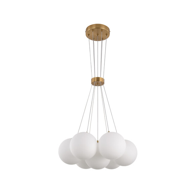 Hanglamp Jenna White Gold 7-Licht