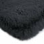 Fluffy Tapijt Zwart Rond | 160x160