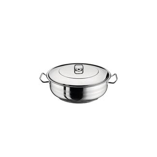 Hascevher Hascevher Gastro Stainless Steel Shallow Pots | 30x10 cm - 6.5L