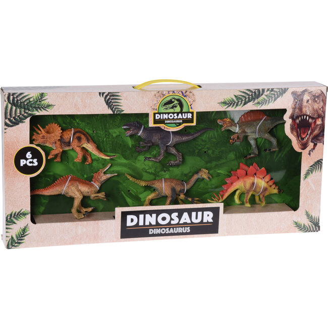 DINO 15CM SET VAN 6STS 2ASS