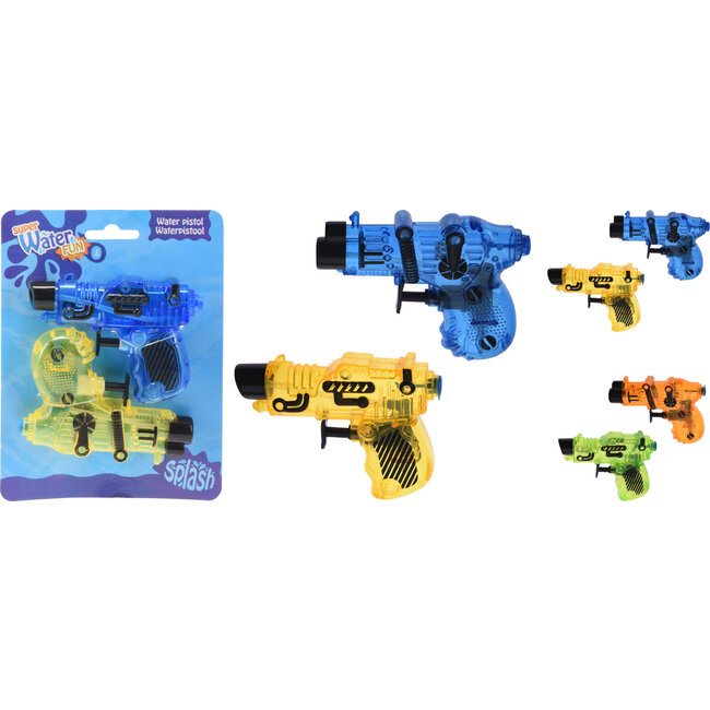 WATERPISTOOL 10CM SET 2ST