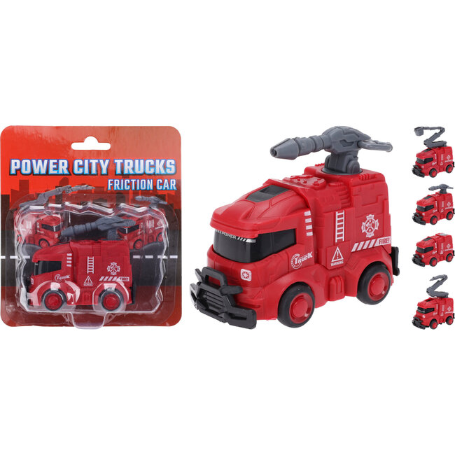 AUTO 85MM 4ASS BRANDWEERWAGENS