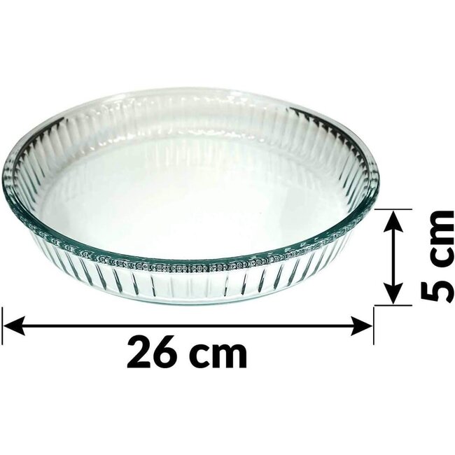 Pasabahce 2 Borcam Rond Glas Ovenschaal | 2950cc
