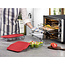 Pasabahce 1 Borcam Vierkant incl. Rood Deksel | 3200cc