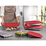 Pasabahce Borcam ovenschaal met deksel | Rood | 3200 cc