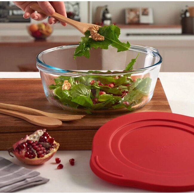 Pasabahce Borcam Dish With Lid | 2500cc