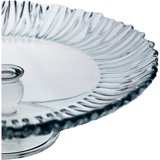 Pasabahce 1 Aurora Glass Cake Stand | 31.5cm