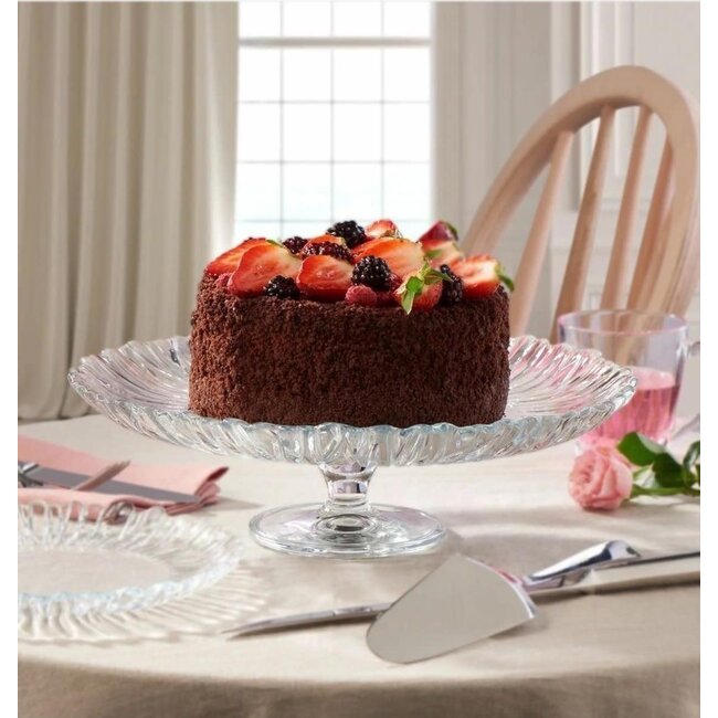 Pasabahce 1 Aurora Glass Cake Stand | 31.5cm