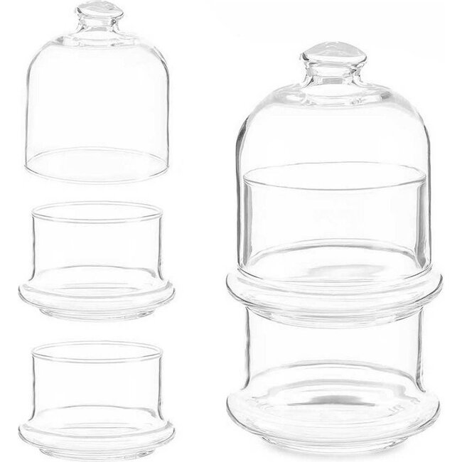 Pasabahce Villa Patisserie | 167 mm | 2-Tier with Lid