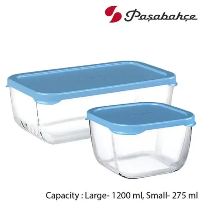 Pasabahce 3 Combo Voorraadpot Blauw | 1475cc