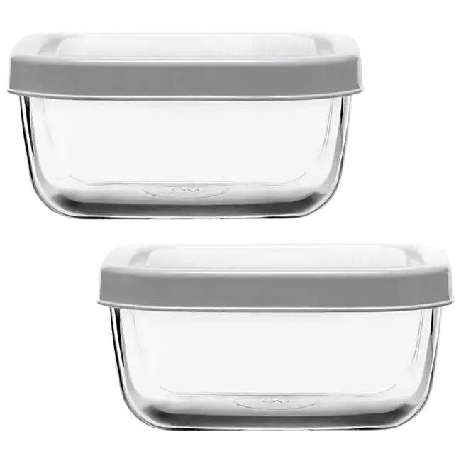 Pasabahce 2 Snowbox | Wit Deksel | 420ml