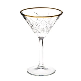 Pasabahce Pasabahce 4 Timeless Martini Drinkglazen Goud | 230ml