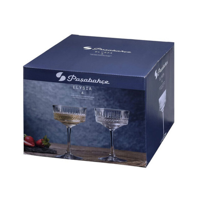 Pasabahce 4 Elysia Champagne Glazen | 260ml